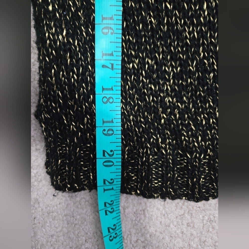 QED LONDON Black and Gold Knit Sweater. Size Small - Picture 9 of 9